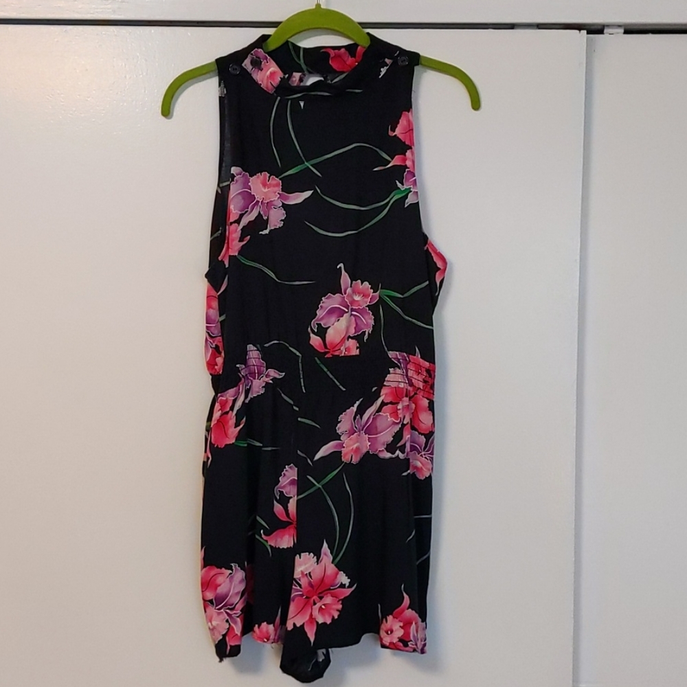 Vintage Floral Romper